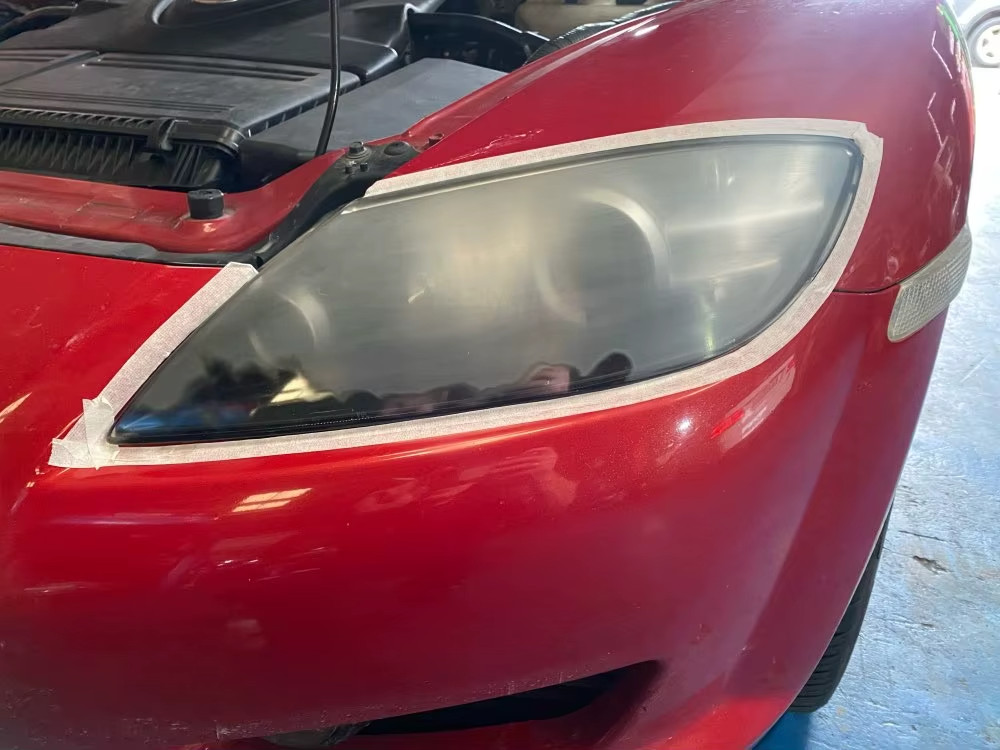 Car Headlight Polishing Restoration Kit 800ML Repair Liquid Polymer ToolBox