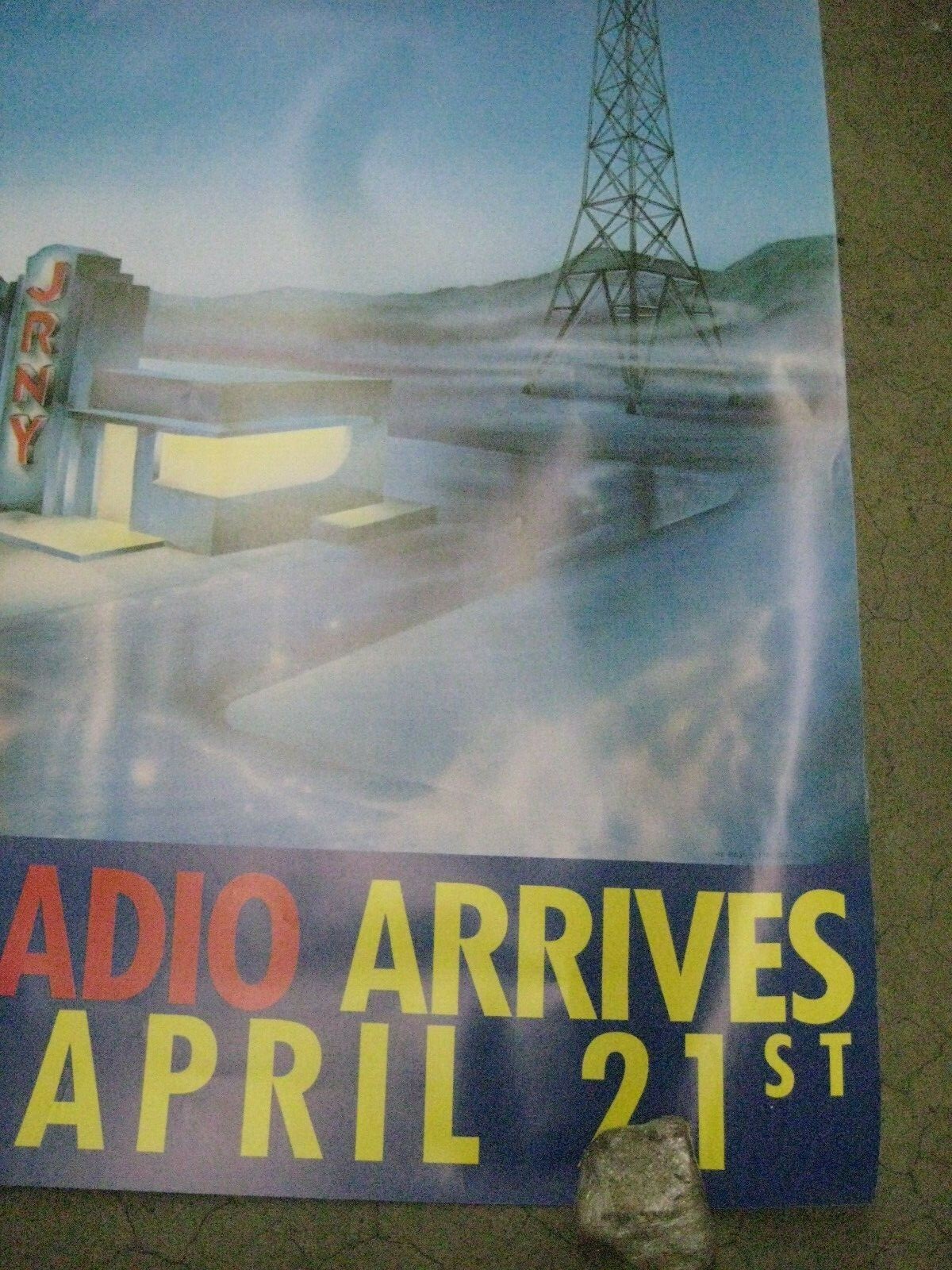 Raised on Radio Journey large Poster Vintage 1986 rock C543