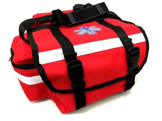 LINE2design First Aid Kit - Paramedic Rescue Emergency First Responder Kit - Red