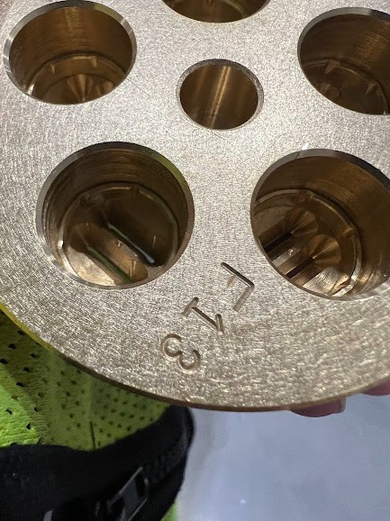 Estella 348PEM9D36 #36 Fettuccine Pasta Die - 10 mm (25/64")