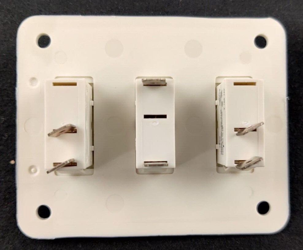 Suburban RV Water Heater Gas Electric Switch Fault Light Off White Camper 232881