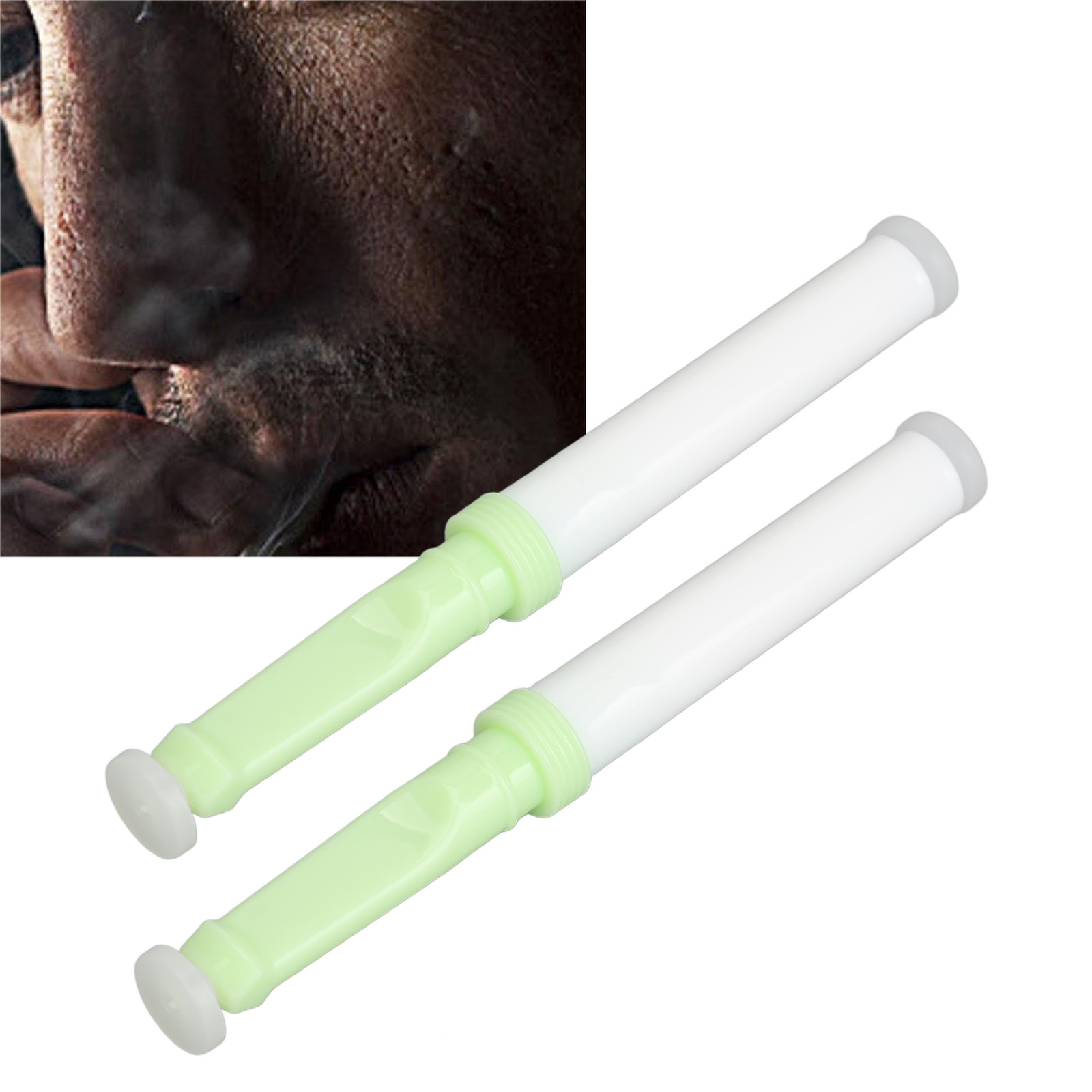 2pcs Smoke Cessation Device Concentration Stress Relief Anxiety Reduction Qu HPT