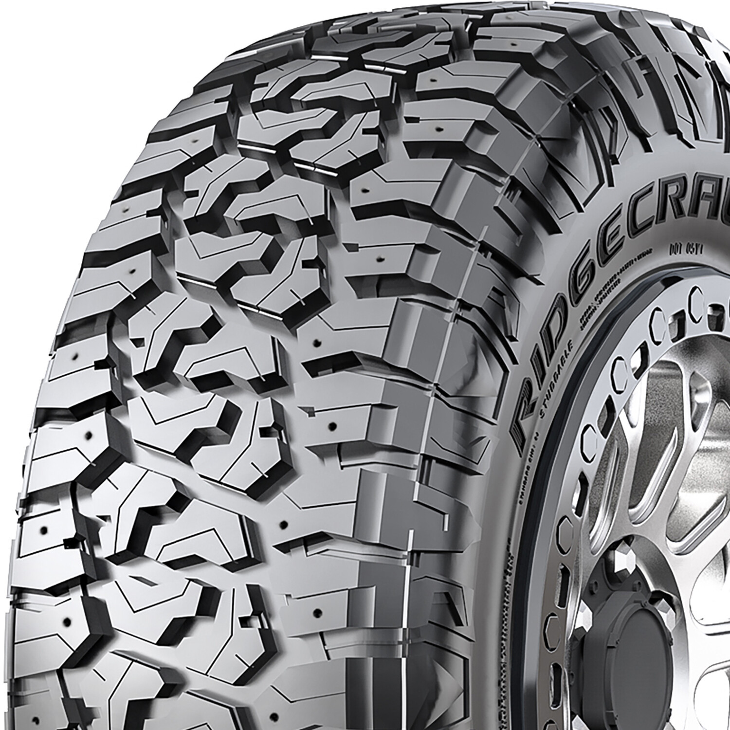 4 Tires Blackhawk Ridgecrawler R/T LT 37X12.50R17 Load D 8 Ply RT Rugged Terrain