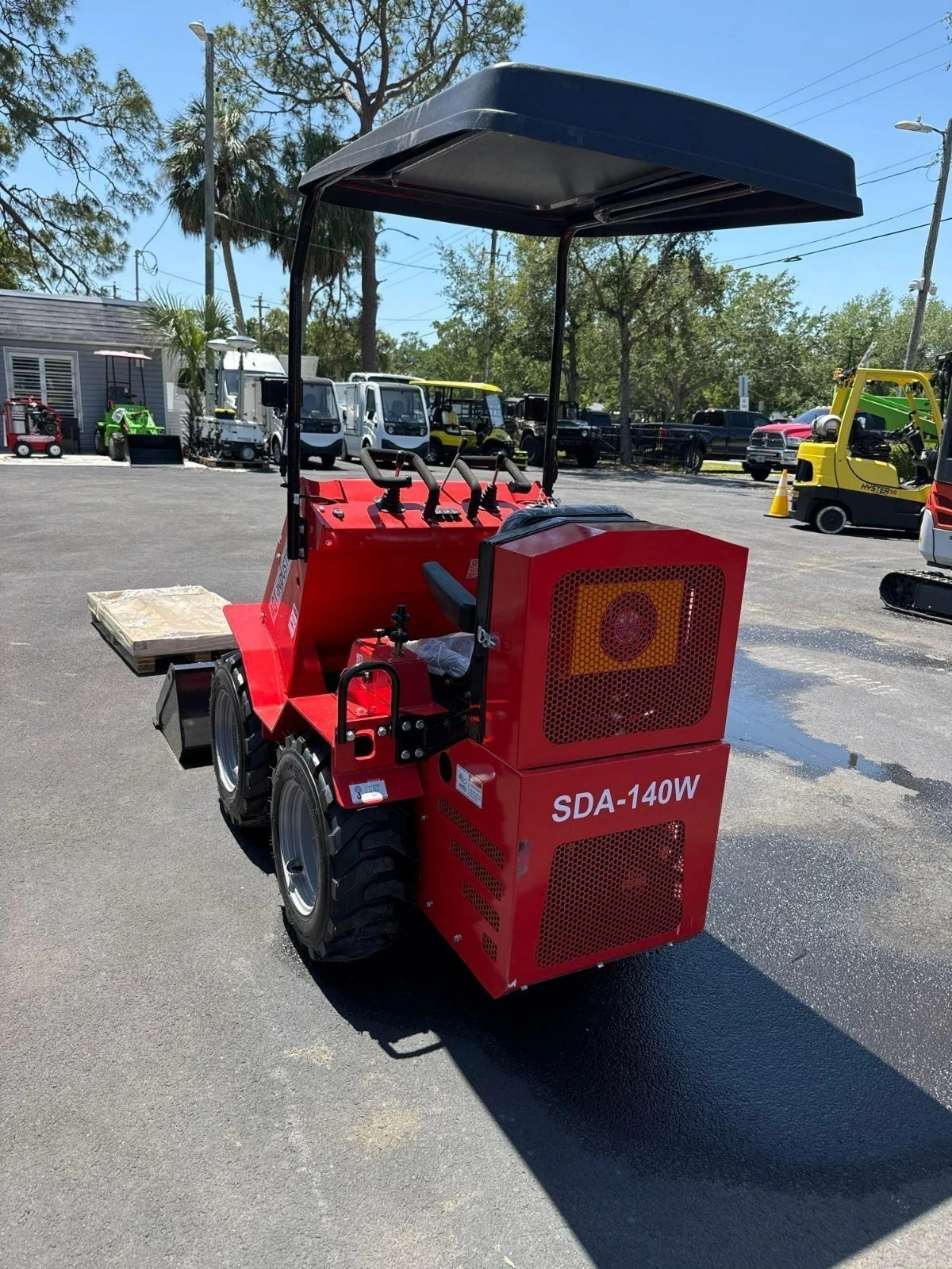 AGT SDA-140W mini skid steer compact wheel loader ride-on