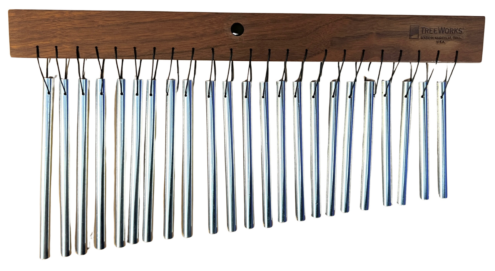 TreeWorks Chimes Medium 23 Bar, Row Bar Chimes w/Travel case @ Mount-PreOwn EXC