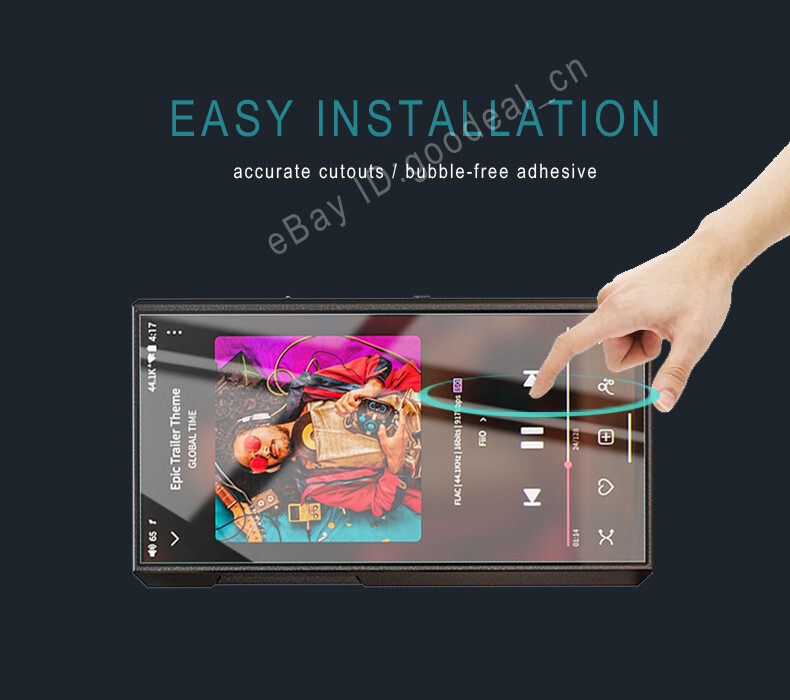 Tempered Glass Screen Protector Film For FiiO M11 Plus