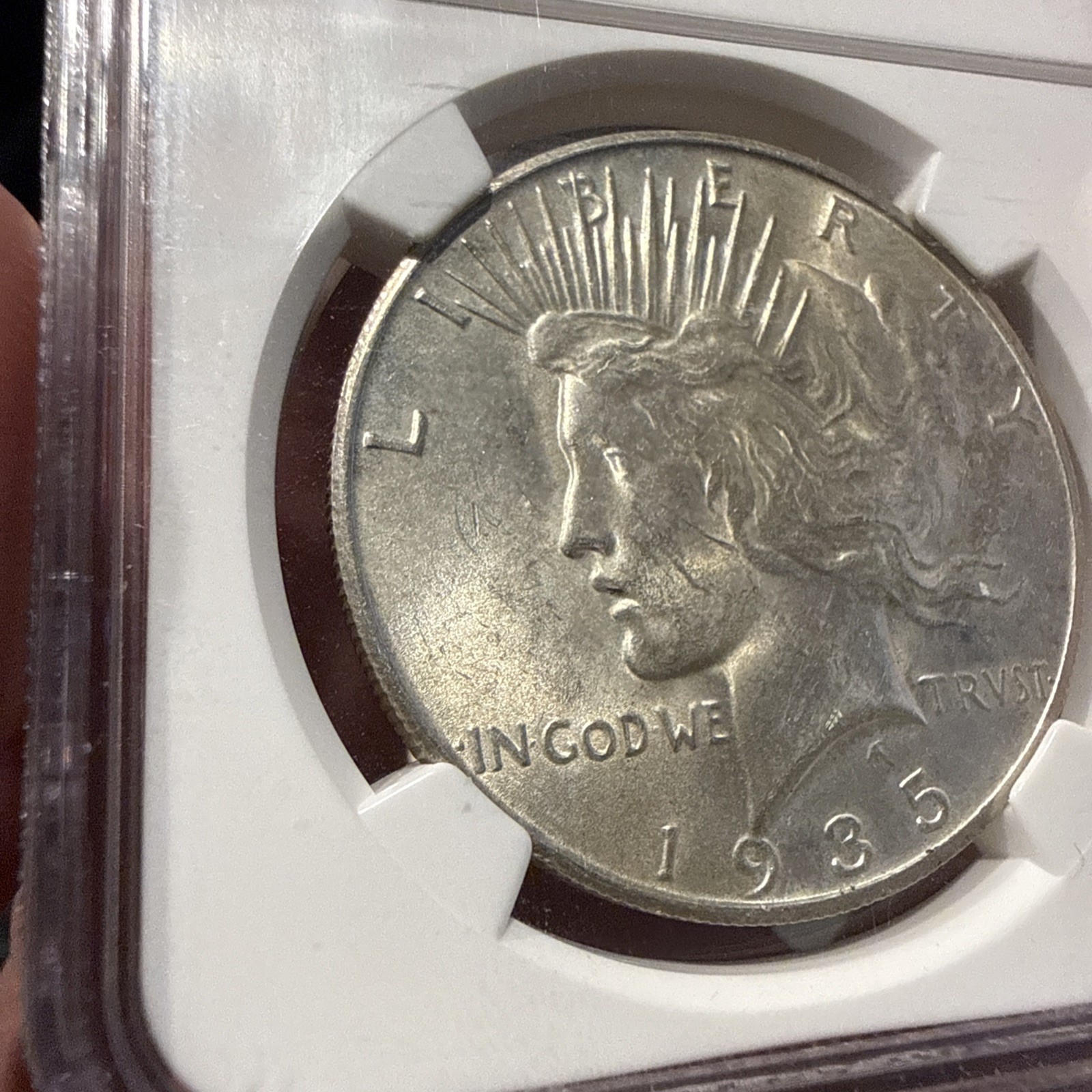1935-S Peace Dollar - NGC MS 62