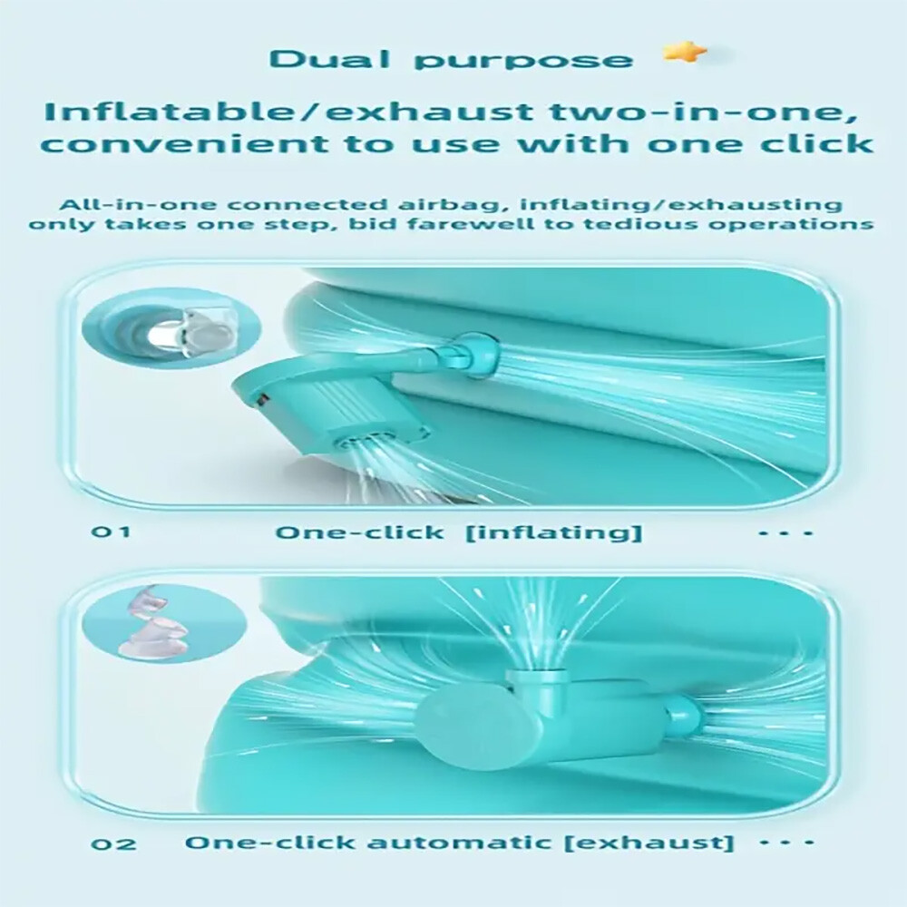 Large Family Inflatable Swimming Pool for Kids Adults Thickened 102" x 63" x 22"