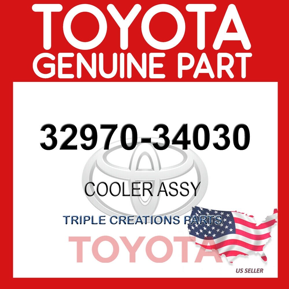 GENUINE Toyota OEM COOLER ASSY TRANSMISSION OIL WITH THERMOSTAT 32970-34030