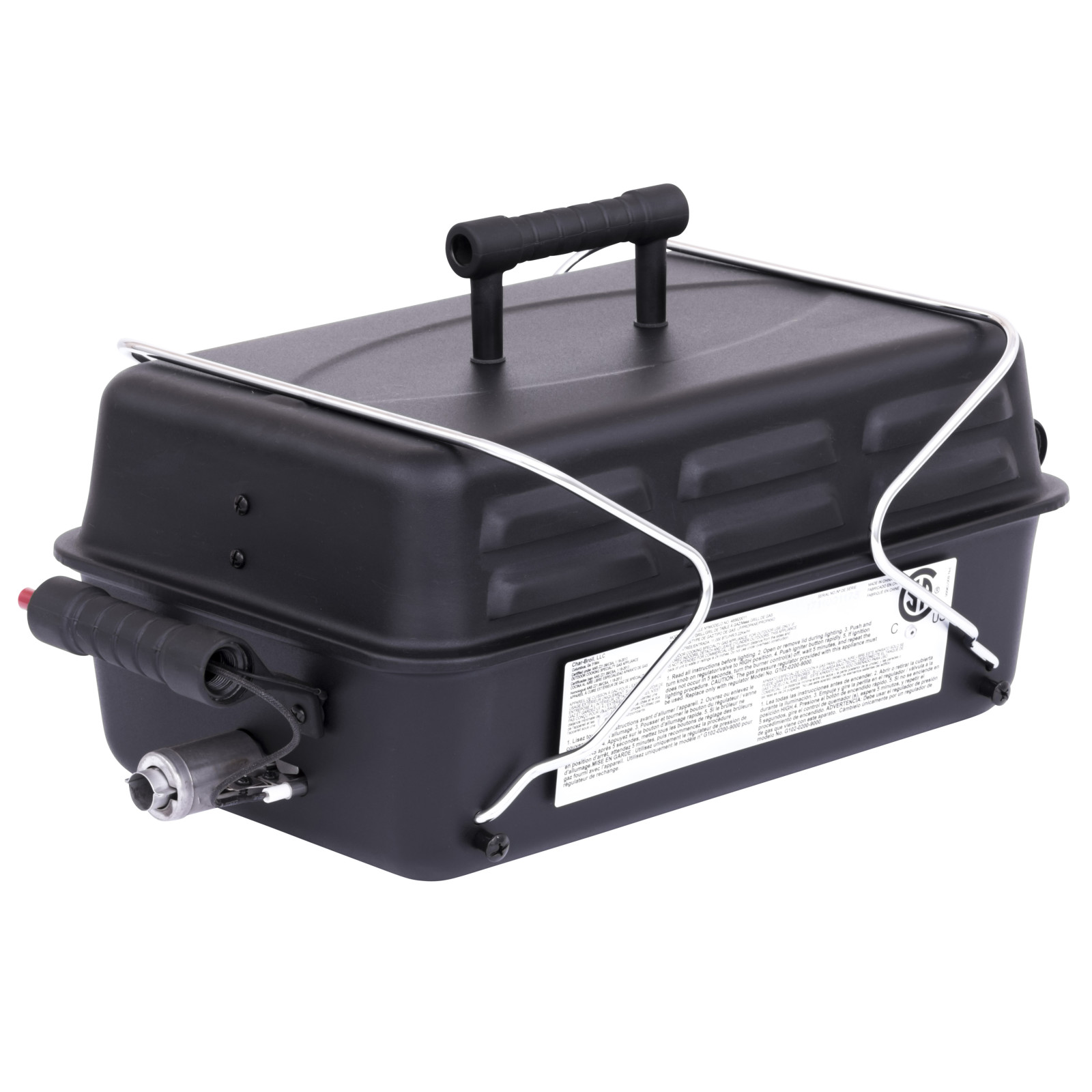 Char-Broil 11000 BTU 1-Burner Deluxe Portable Tabletop BBQ Propane Gas Grill