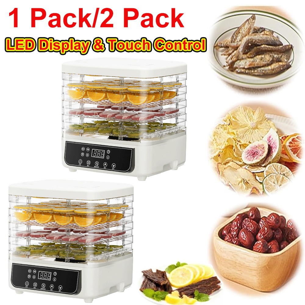Food Dehydrator Machine with 5 Trays Electric Food Dryer Adjustable Temperature
