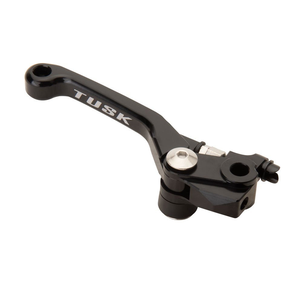 TUSK Folding Lever Set Black for Honda CRF250R 2007-2026 and CRF 450R 2007-2020