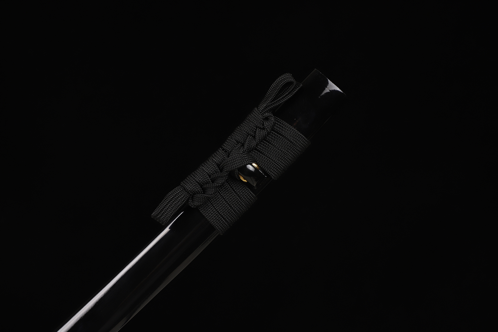 Sharp Full Tang Japanese Samurai Katana All Black Sword Battle Ready T10 Steel