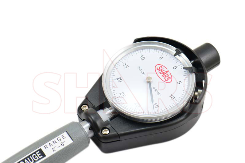 Shars 2-6" Dial Bore Gage Gauge .0005" Engine Cylinder Measuring Hole New R}