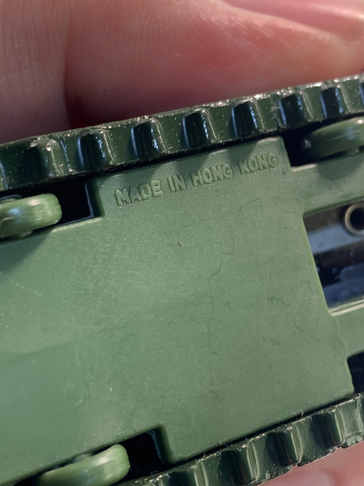 1980-90s Collectible Pencil Sharpener Green Army Tank With Moving Turret B8