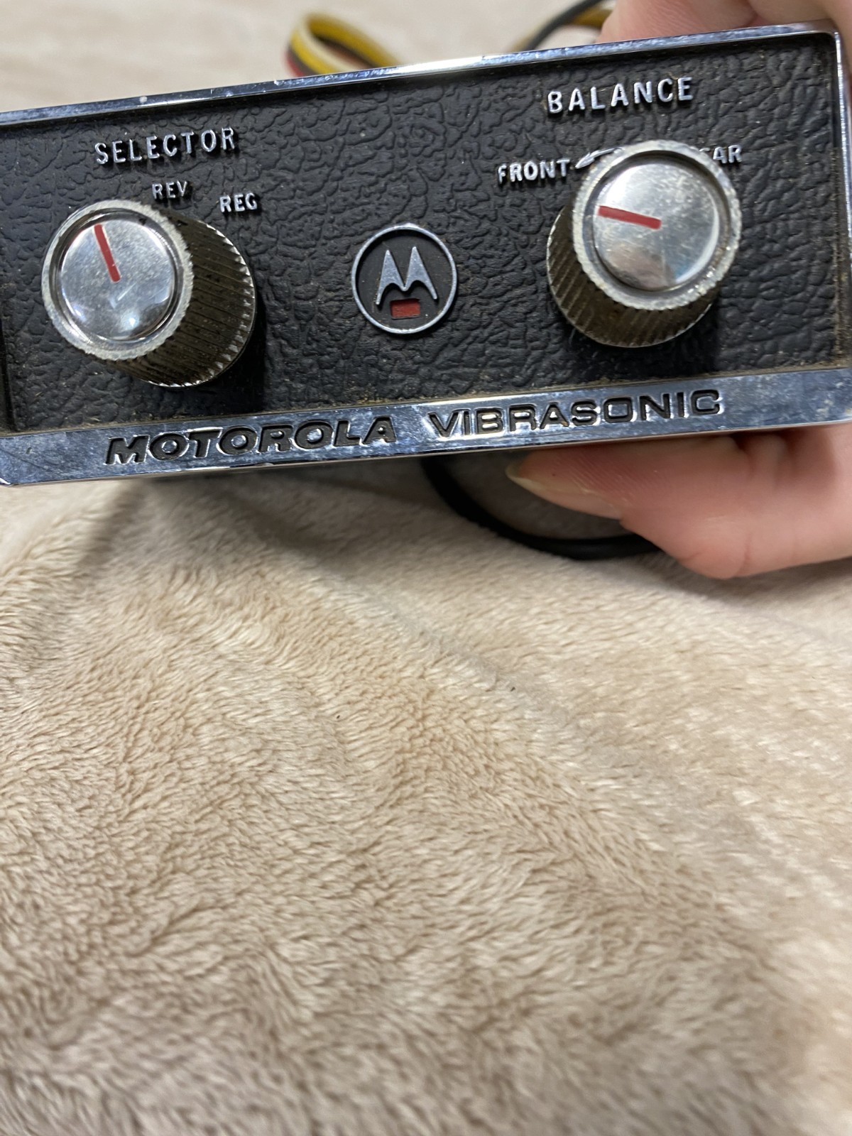 Vintage Motorola R200 Vibrasonic CONTROL SWITCH UNIT ONLY