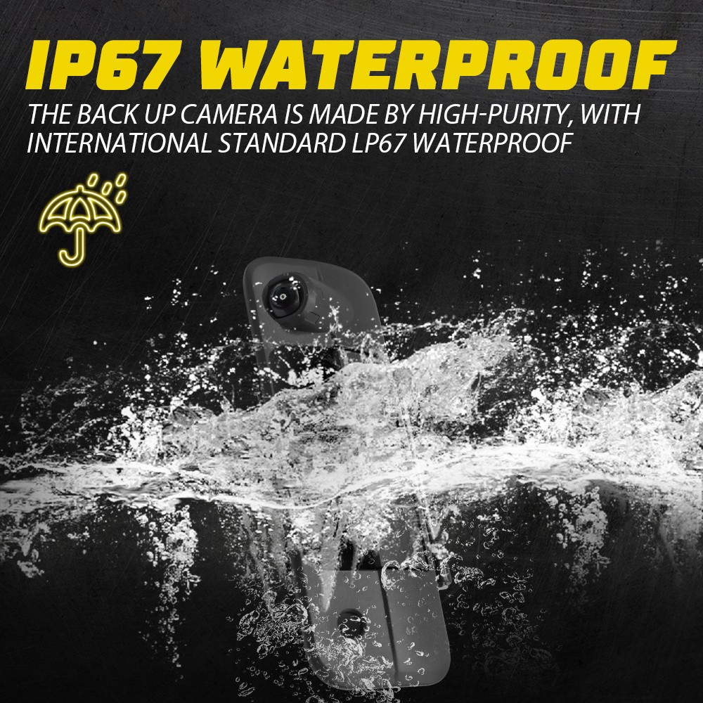 Tailgate Handle Rear View HD Camera For Toyota Tundra 2007-2013