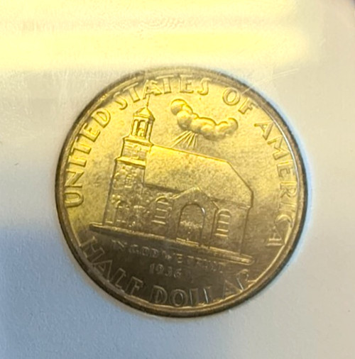 1936 Delaware Commemorative Half Dollar UNC Details