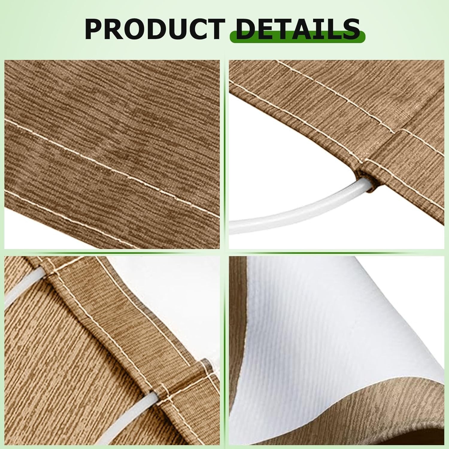 YELLOW 12'x8' RV Awning Fabric Replacement Heavy-Duty Weatherproof Vinyl