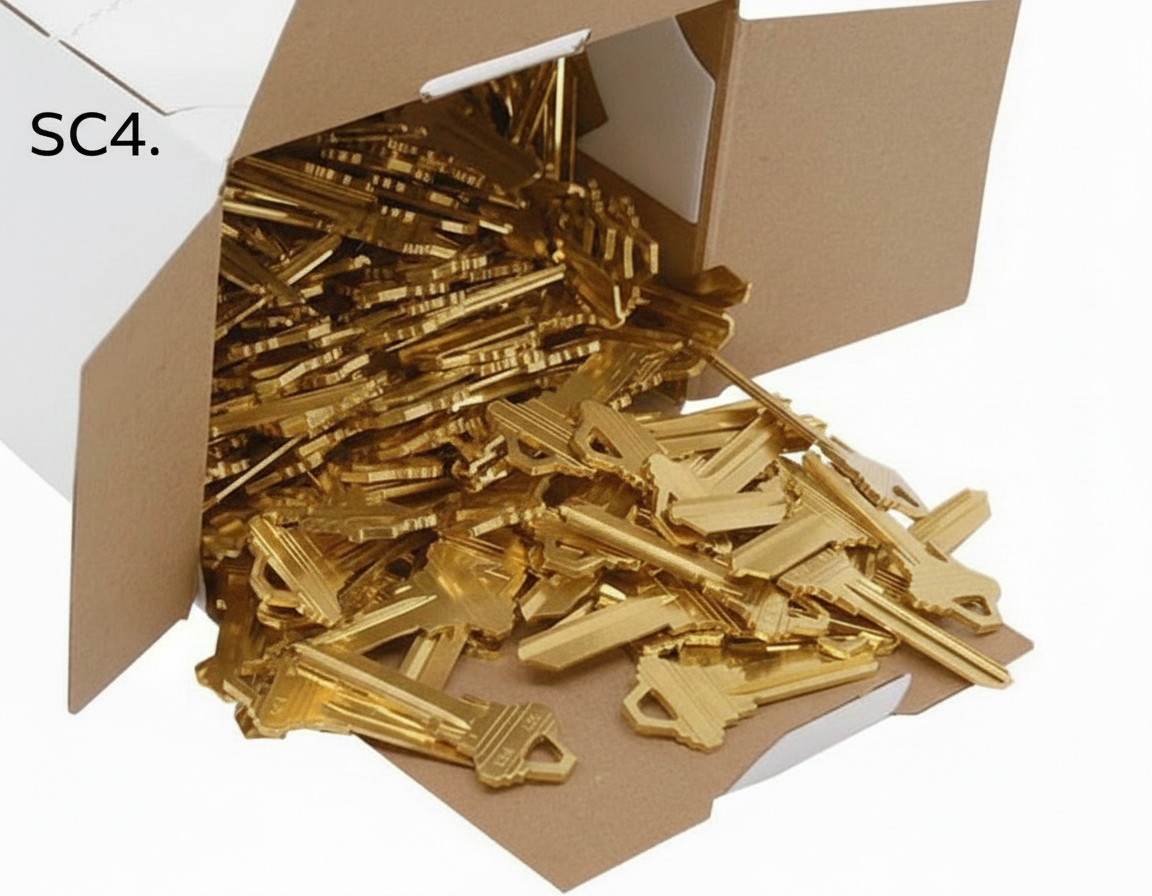 Schlage SC4 Brass -Blank Key