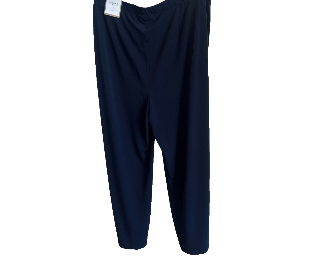 NWT Chicos Travelers The Ultimate Fit Wide-Leg Palazzo Ankle Pants Sz 3 P / 16