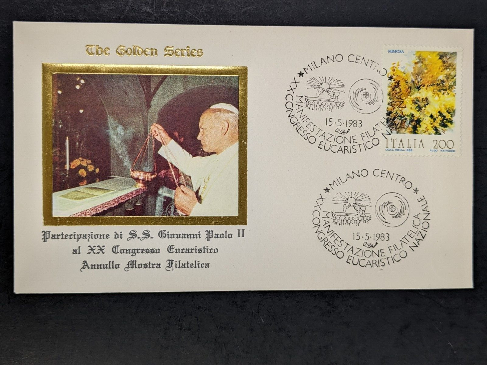 Pope John Paul II, Presides Over 20th Eucharistic Congress, 12 Covers Plus