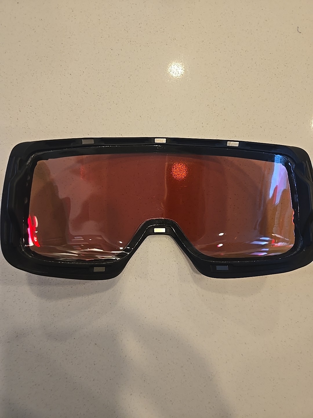 Smith 4D Mag Chromapop Sun Red Mirror Replacement Goggle Lens Used