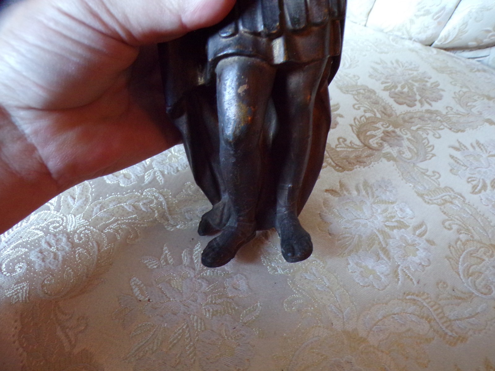 Antique Bronze Roman Solider