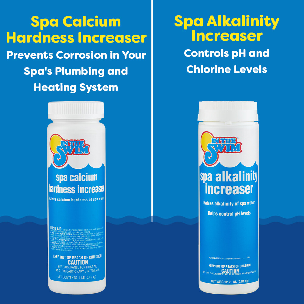 In The Swim Spa Water Balance Kit - Featuring: pH Plus and Minus, Calcium