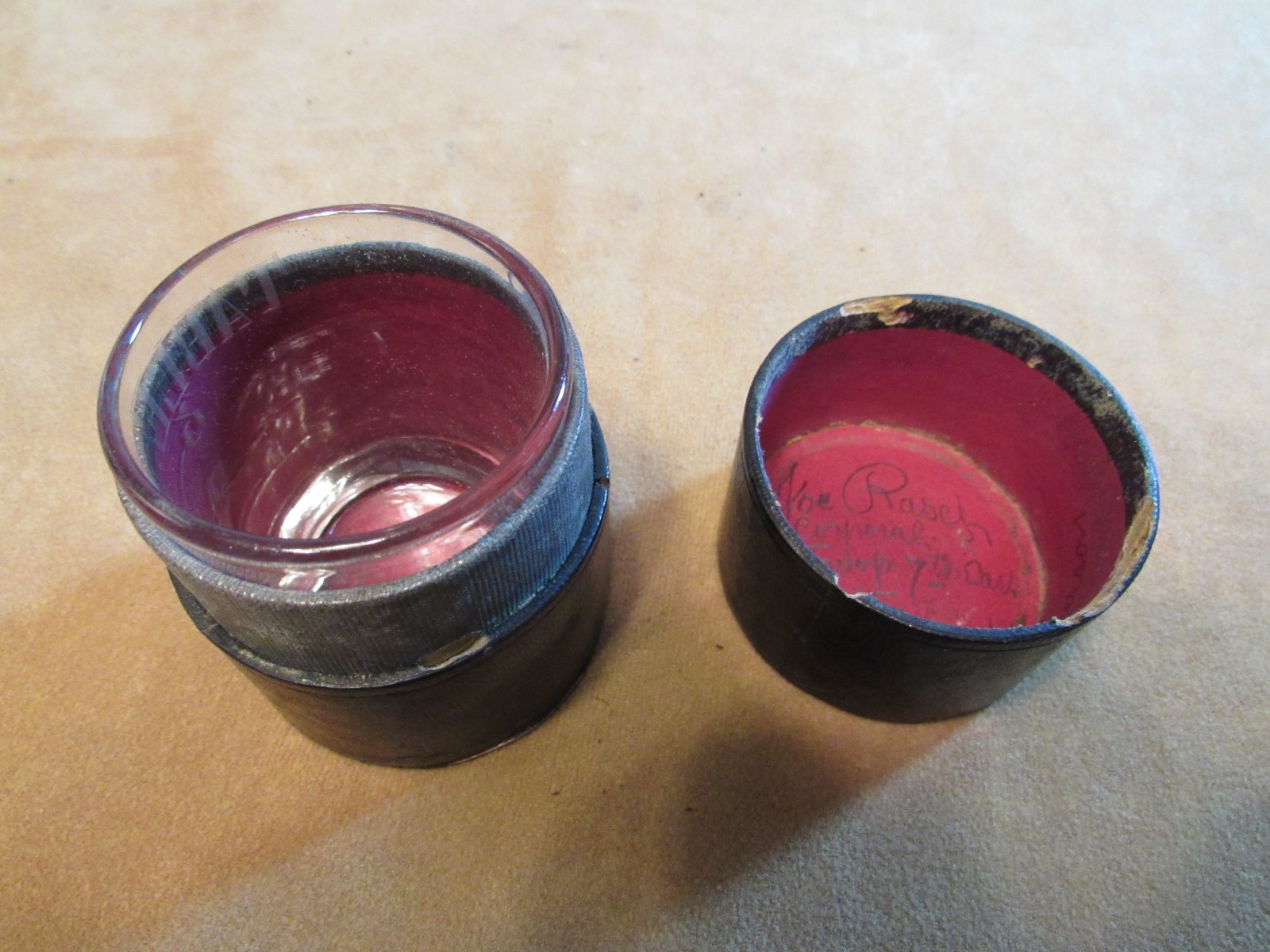 Indian Wars ID'd Medicine Cases 7th Cavalry Soldier Fort Meade Dakota Territory