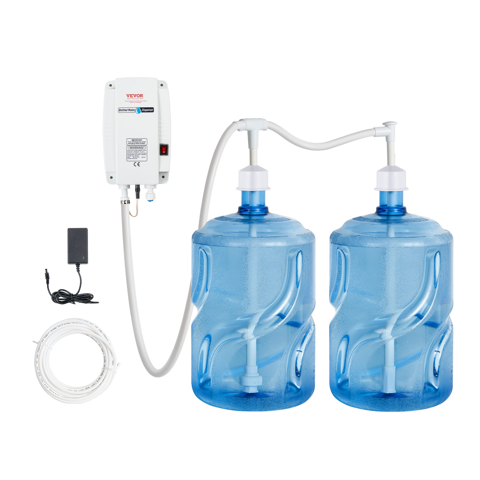 VEVOR 2x5 Gallon Bottled Water Dispenser Pump System Water Dispensing Jug Pump