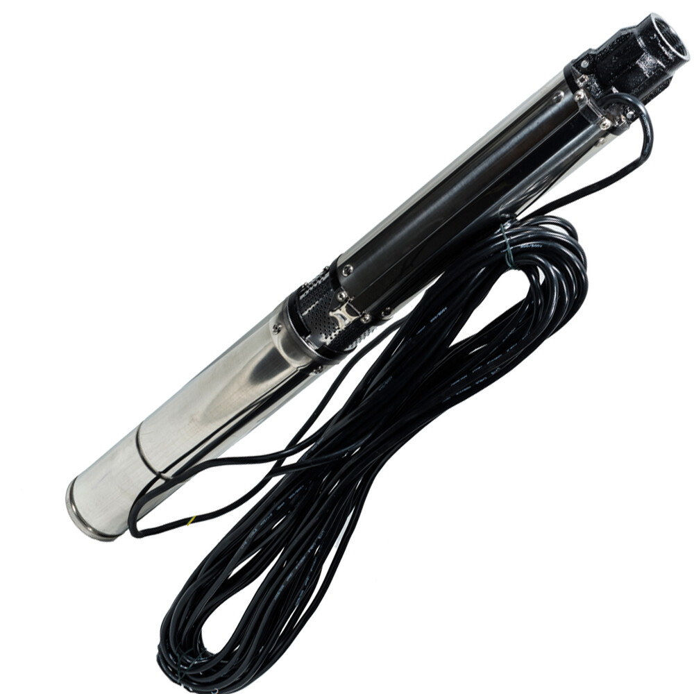 4''Deep Well Submersible Pump 1HP 207' 33GPM 110V Stainless Steel w/ Control Box