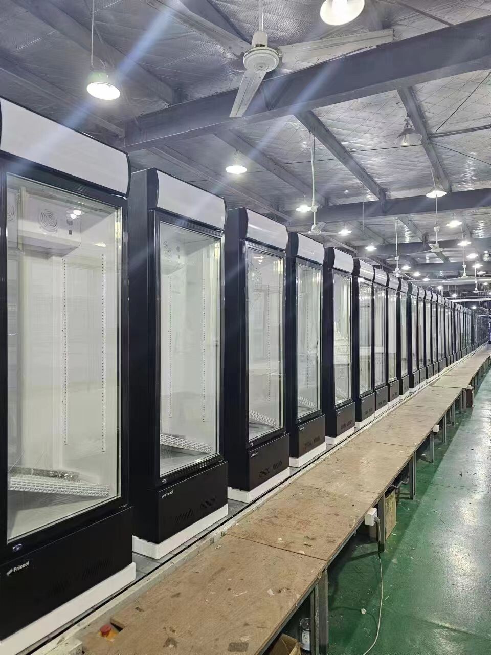 Fricool 23" Single Glass Door Merchandiser Refrigerator Beverage Cooler NEW