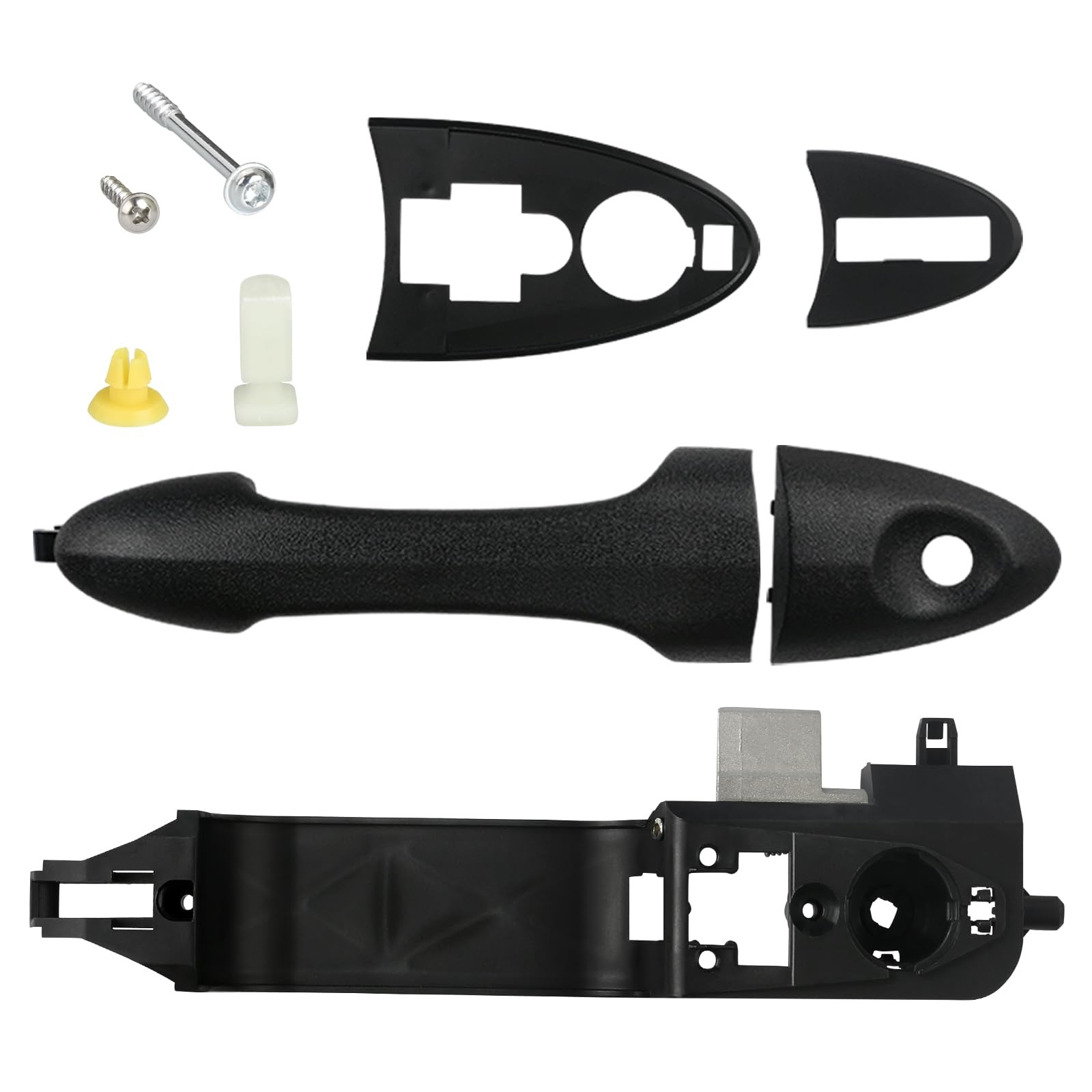 Exterior Door Handle w/ Reinforcement Plate Ford Focus 2000-2007 LH