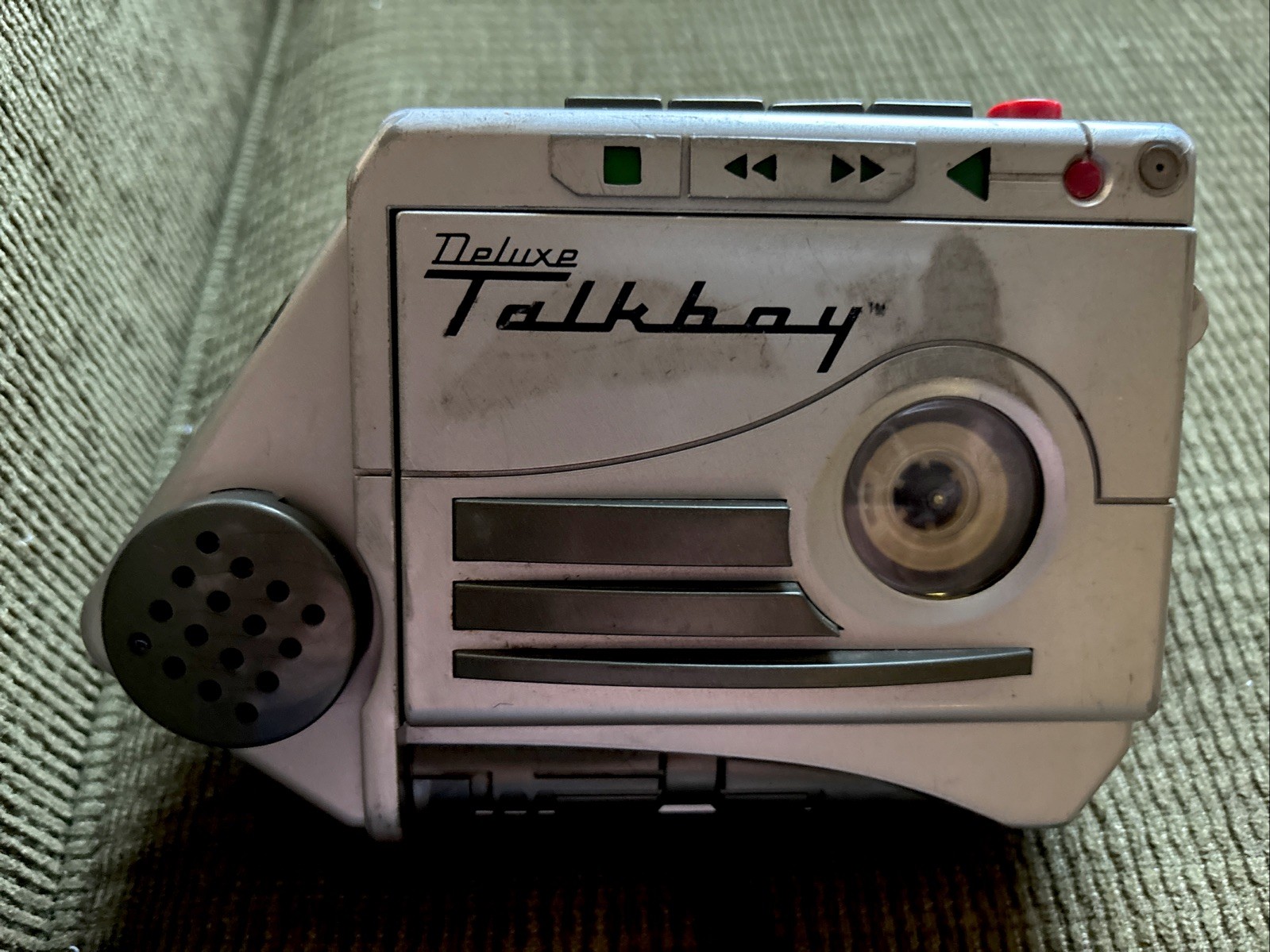 Deluxe Talkboy Tape Recorder 1992 Missing Battery Cover Does Play A Tape
