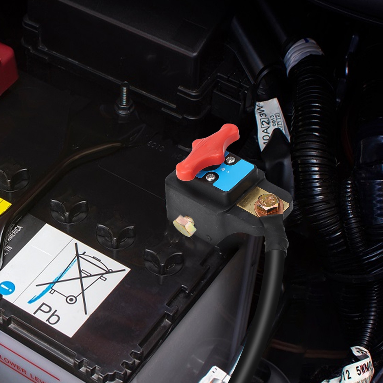 Universal Battery Disconnect Switch 12V 24V Power Cut Off Rotary Isolator Car RV