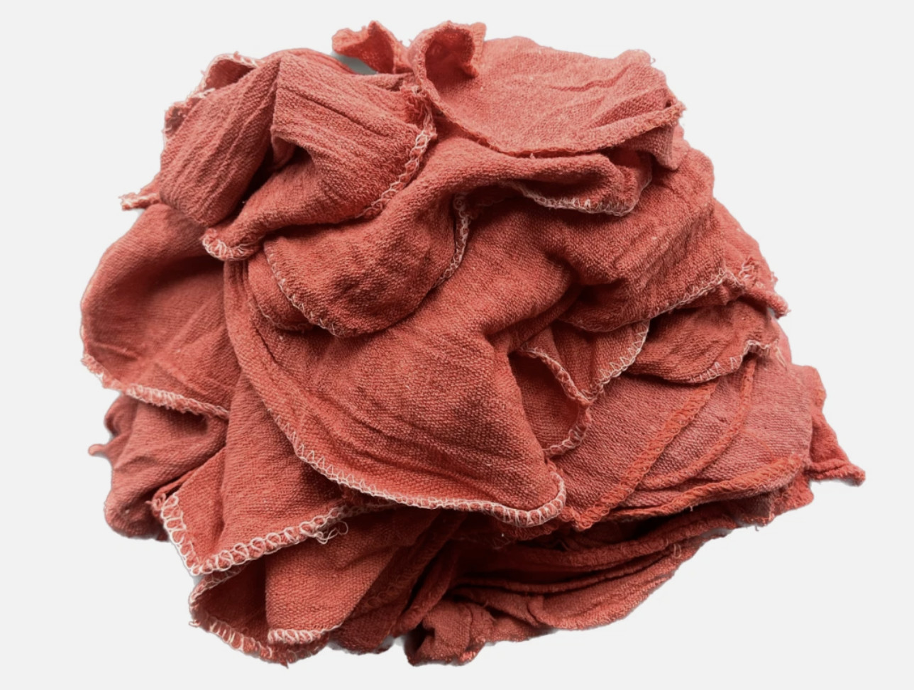 1000 Red Shop Rags Towels 12x14 Industrial Cleaning Cloths B-Grade Bulk