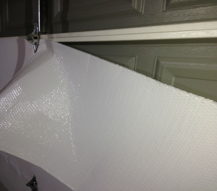 NASATech Reflective 2 Car White Poly-Foam Garage Door Insulation Kit 18x7L 18x8L