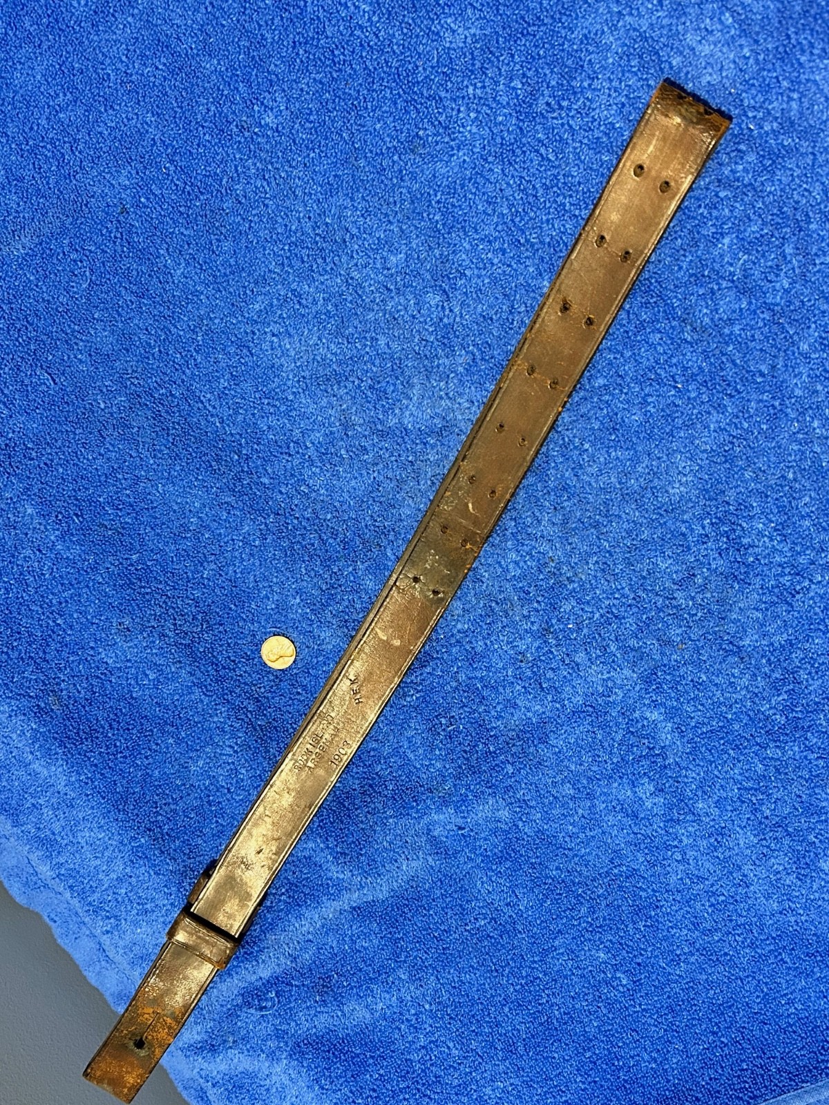 1903 Rock Island Arsenal Leather Sling Strap WWI for a 03 SPringfield