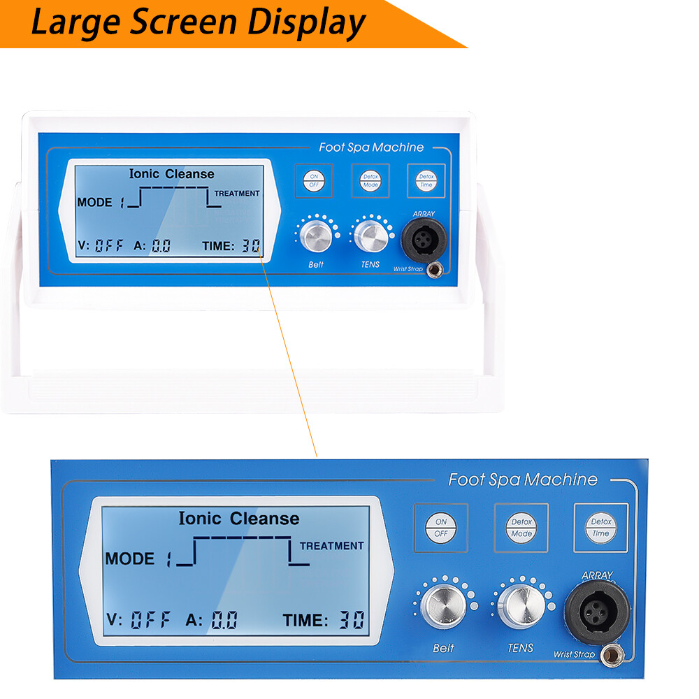 Ionic Detox Foot Spa Bath Machine Ion Cleanse for Home Use Massager Relief Pain