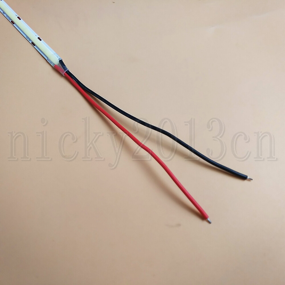 Fancy 12V COB LED Flexible Strip Light Tape Rope IP44 Waterproof Super Bright