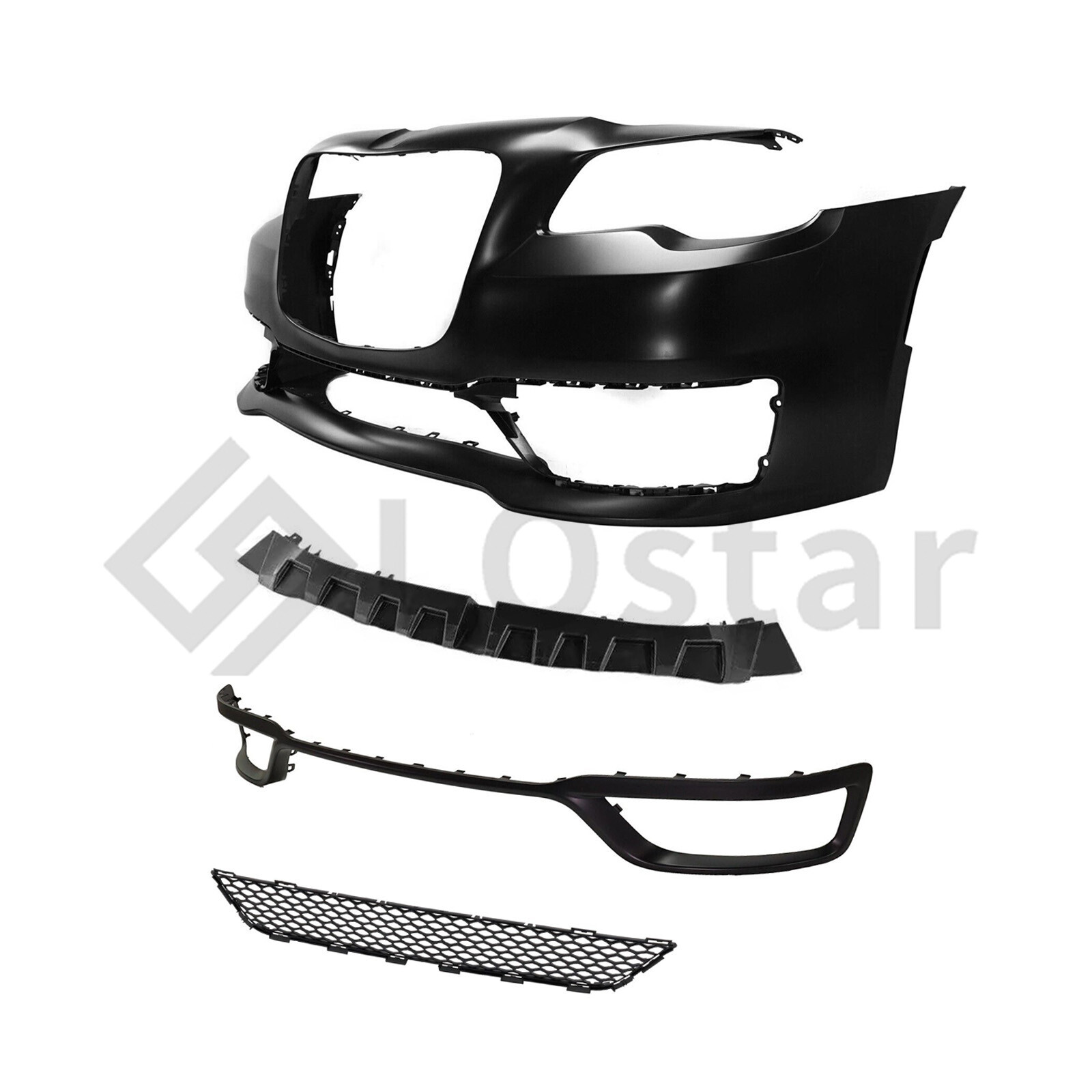 11 PCS Complete Bumper Set SRT Chrysler 300 No Parking Sensor For 2015-2023