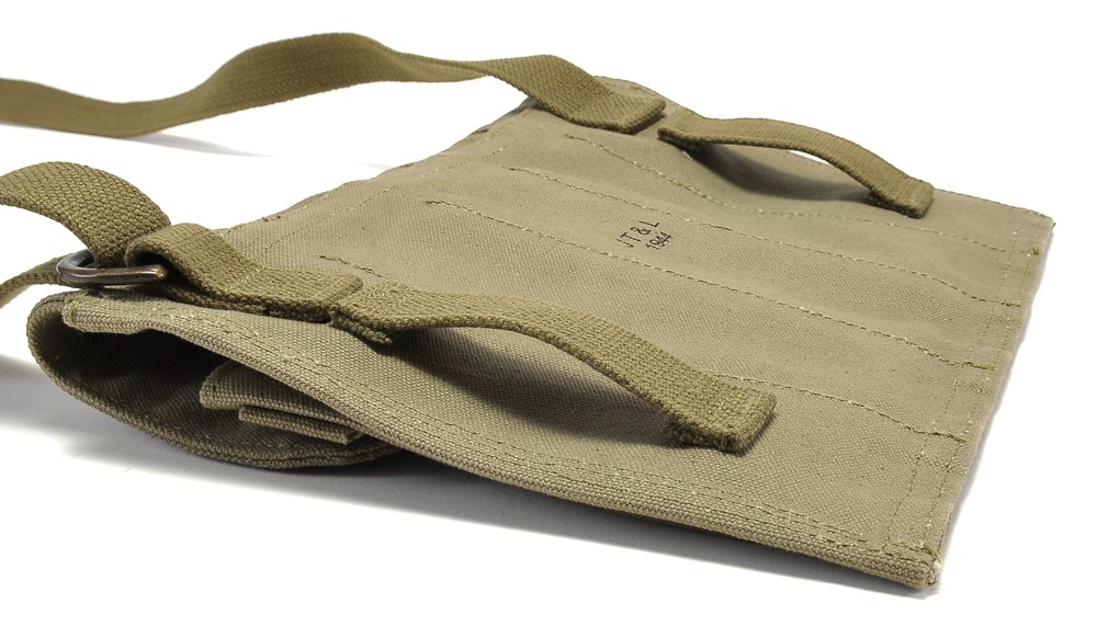 WW2 Rigger Made M1 Carbine 5 Cell Magazine Pouch with Shoulder Strap JT&L 1944