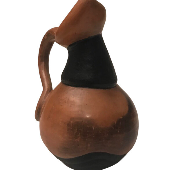 Peru Pottery Artwork Handmade Chulucana Peru Pottery Vase