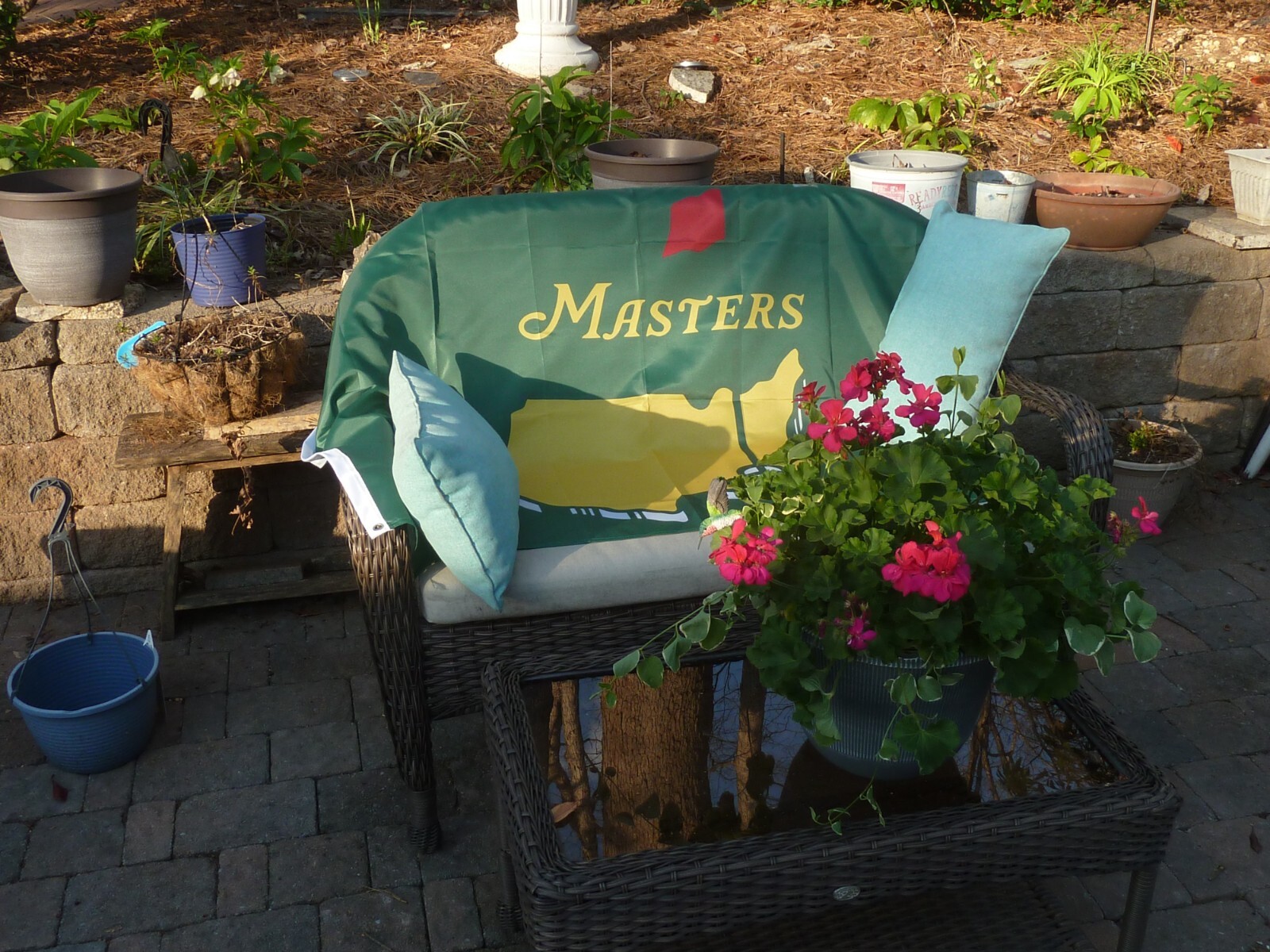 The Masters Tournament Magnetic Gr Trim BM Augustal National Yardage Holder