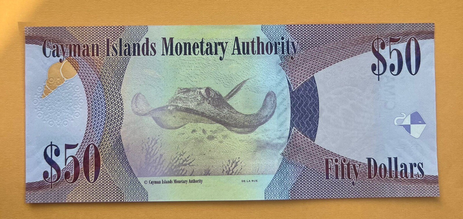 VERY RARE Cayman Islands Commemorative 50 Dollars 2023 UNC Queen Elizabeth II