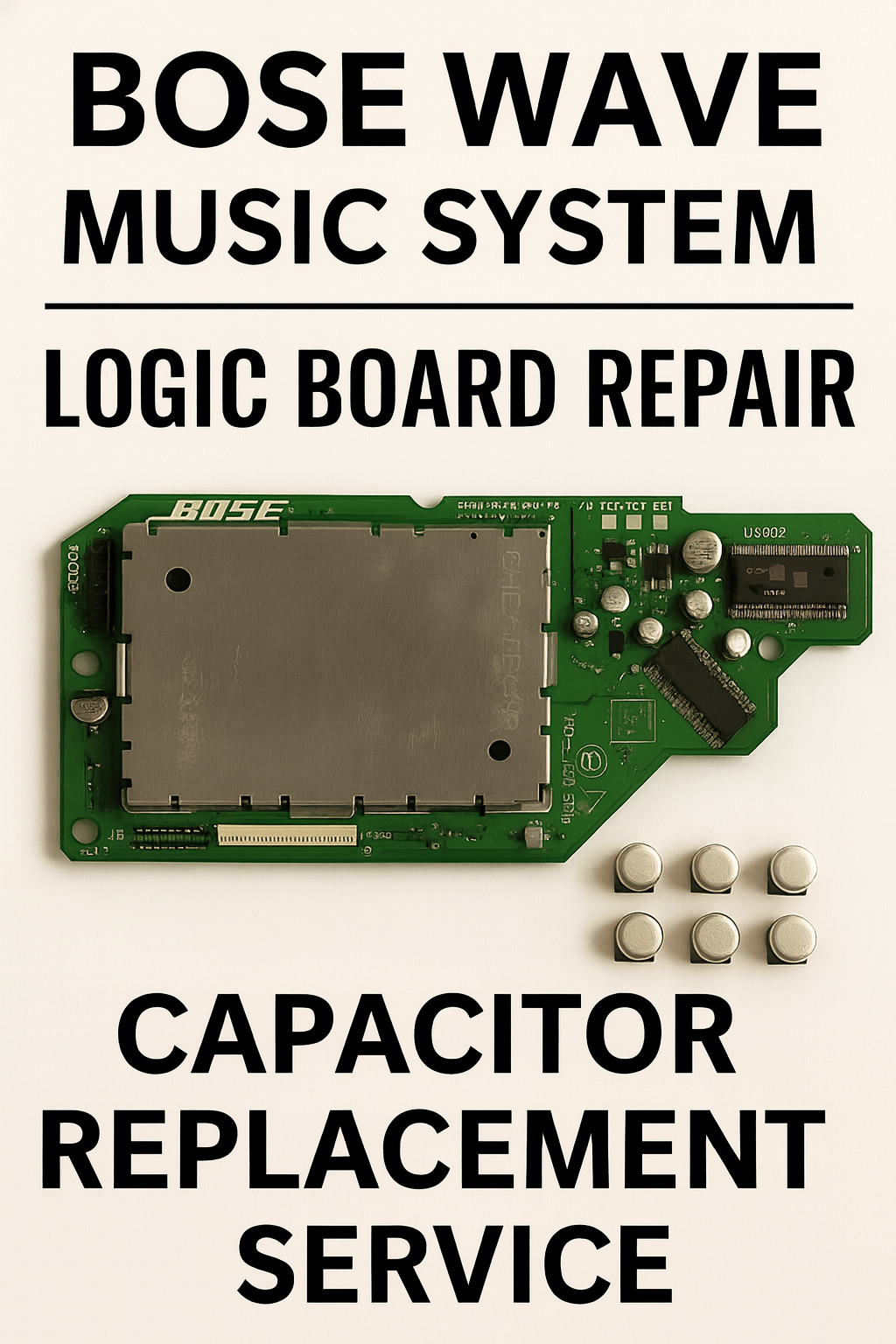 Bose Wave Logic Board Repair AWRCC1 /AWRCC2 – Fix CD Skips, Please Wait, Reboot