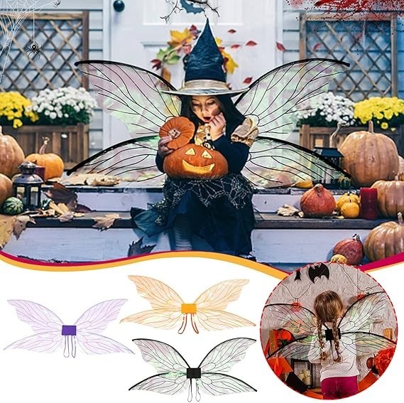 Fairy Wings for Adults, , Halloween Dress up Fairy Costumes Women Sparkling