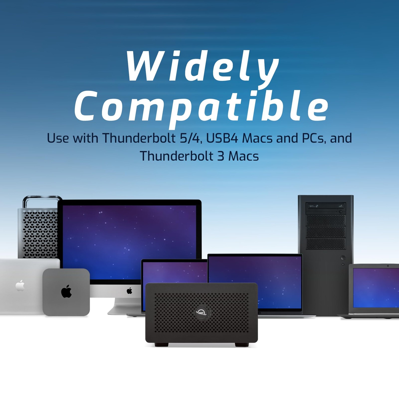 OWC Mercury Helios 5S Thunderbolt™ 5 External PCIe Expansion Solution