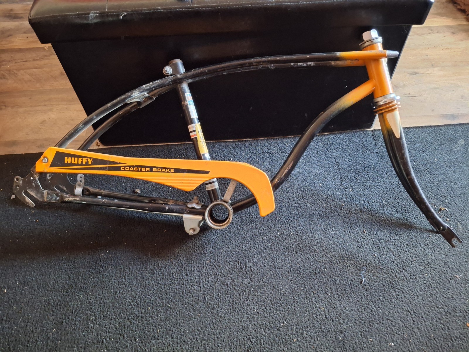 Huffy Muscle Bike 20" Frame Set  Og Paint  Cheater Slick Dragster Gremlin